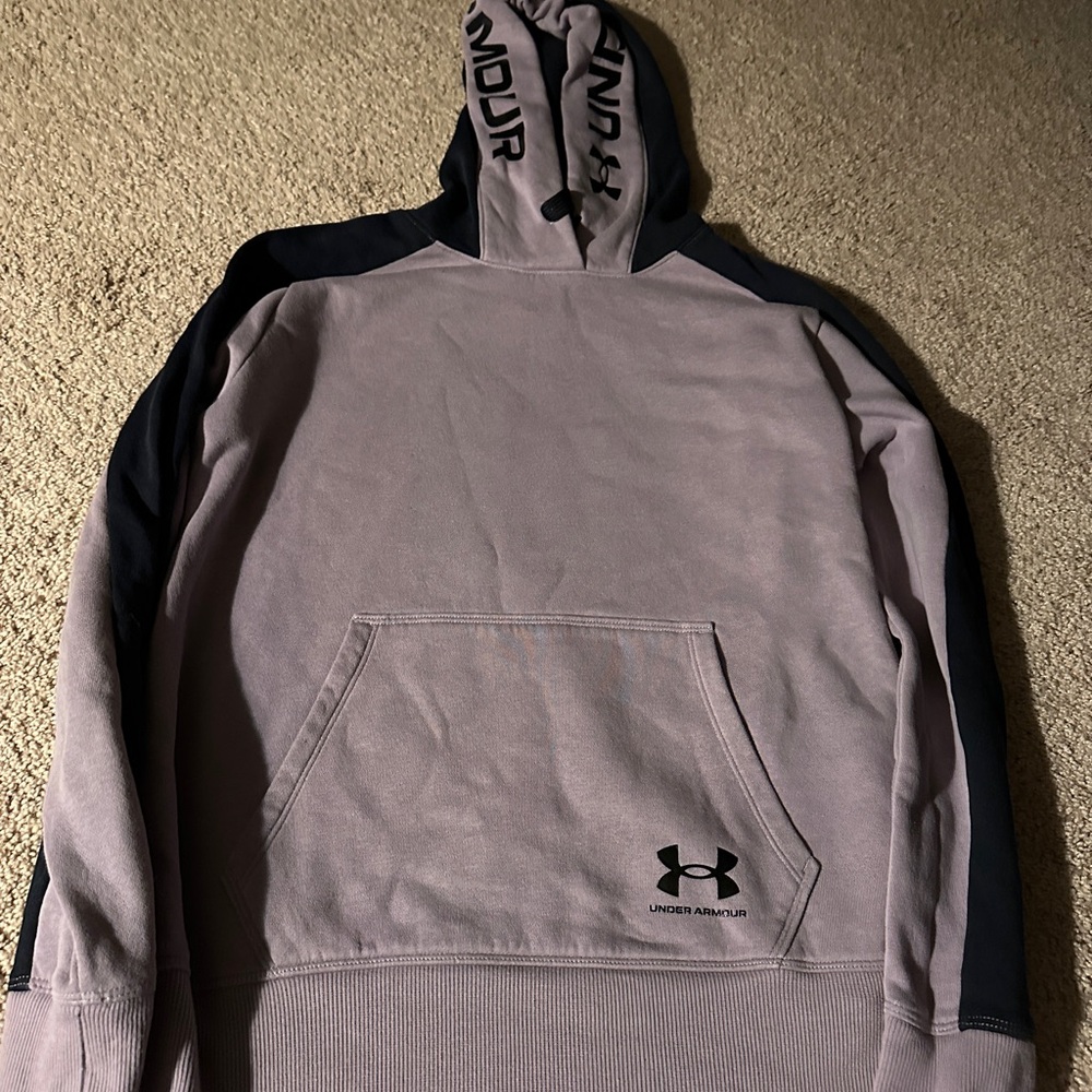 Under Armour Gray and Black Hoodie